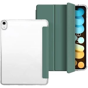 Tablet Case Geschikt for Lenovo Tab P11 Plus TB-J607F TB-J616 11 Inch 2021 Cover Met Potlood Houder Flip Case(Dark green)