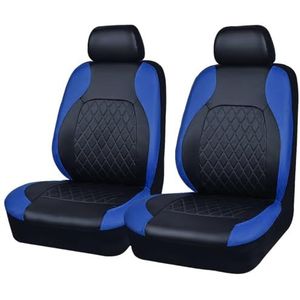 Autostoelhoezen voor Dacia Duster 2018-2023, leren waterdichte antislip voorbeschermers binnenvoering,A/Blue