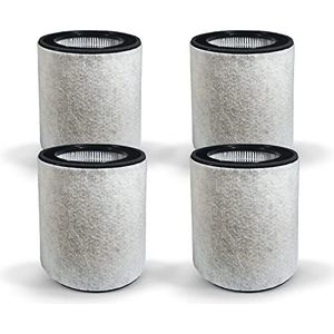 Comedes Filter voor Soehnle Airfresh Clean Connect 500 luchtreiniger, 3-in-1 combifilter bestaande uit voor-, EPA- en actieve koolfilters (4 stuks)