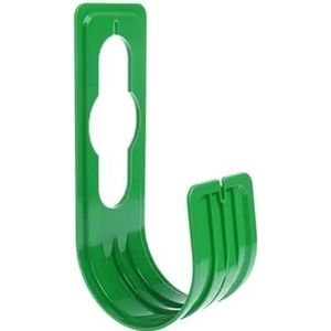 1 stuks metalen tuinslanghouder, sterke en duurzame tuinslanghaken, robuuste metalen slanghouder, eenvoudig te bedienen (Color : Green)