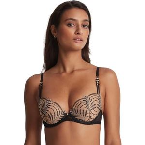 Aubade Hypnolove Gegoten Push-Up BH Eclipse Zwart 32E, Eclipse, 70F