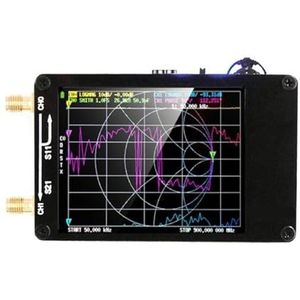 Antenne-analysator, 50KHz-1.5GHz Staande kortegolf netwerkanalysator MF-HF VHF-UHF digitale antenne met ingebouwde kaartsleuf, voor netwerkkabeldiagnostiek