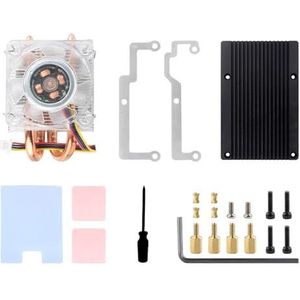 PLCPDM Koelventilator met Kleurrijke leiden voor 5 Kleine Computer Efficiënte Hittedissipatie