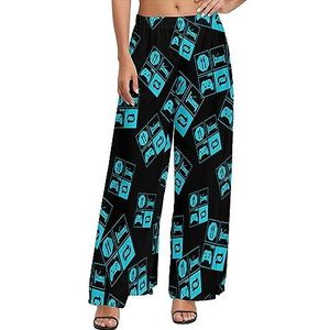 Eat Sleep Play Videogame Dames Casual Brede Pijpen Lounge Broek Comfortabele Losse Joggingbroek Joggers Broek