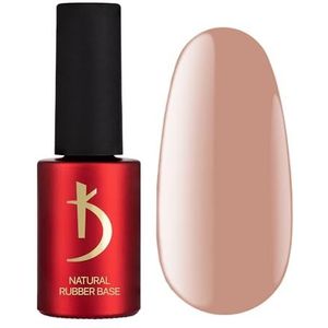 K Professional - Natural Rubber Base Gel - Dark Beige - Base Coat UV LED - 15 ml - Onderlak - Nagellak - Naakte kleuren - Gelnagels Langdurig houden - UV Nagellak k