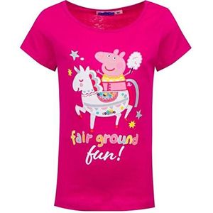 Peppa-Wutz Peppa Pig T-shirt voor meisjes, Fuchsia 2, 98 cm