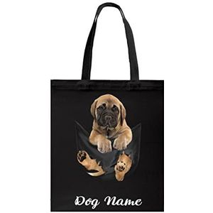 177 Koord Tote Bag Gepersonaliseerde Bruin Bullmastiff Hond Strand Tote Tas Lichtgewicht Tote Boodschappen Tas Waterdichte Vrouwen Handtas Voor Werk, Gym, Reizen, 15X50X40cm, Draagtas1137, 15x50x40cm