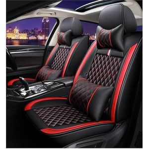 Stoelhoezen Autostoel Cover Voor INFINITI Alle Modellen Voor FX35 ESQ EX25 JX35 M25 M35 QX50 QX56 Q50 QX60 QX70 Q60 G35 Interieur Accessoires Autostoelhoezensets (Color : Luxury Black Red)