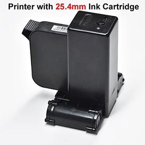 Draagbare Printer, Mini Handheld Printer Mobiele WiFi Inkjet Printpen Draagbare printers met permanente inkjetmarkering for productiedatum, logo(Printer Set (25.4mm))