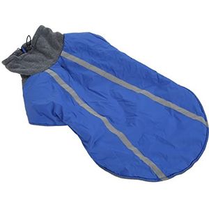 Winterkleding voor grote honden, reflecterende jas voor huisdieren Verstelbare lichtheid Katoenen jas Zachte stof dik voor feest voor buitenactiviteiten(XXL)