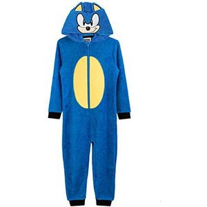 Sonic The Hedgehog Onesie Kids Boys Pyjama in één PJ's 6-7 jaar