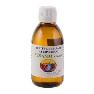 Ayurveda zwarte biologische sesamolie 200 ml