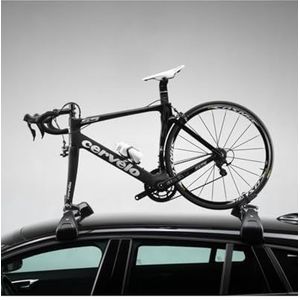 GEV Elite Sanremo 40 Fietsendrager van aluminium, voorgemonteerd met snelspanner, compatibel met schijfremmen en steekpennen 12 x 100, imperiaal tot 80 x 50 mm, maximale draaglast 16