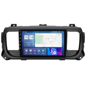 9"" Touch Car Stereo Radio DAB Head Unit GPS Navigatie voor Citroen jumpy 2016-2021 Android 12 Autoradio Ingebouwde CarAutoPlay Achteruitrijcamera Ondersteuning DSP Bluetooth USB android auto (Size :