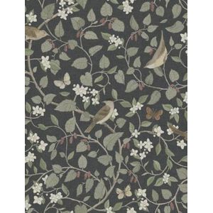 Sanders & Sanders - Vliesbehang - Bladeren - Groen - 49 cm x 10.05 m