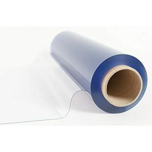 Vrachtwagen PVC dekzeil transparant 0,5 mm / 0,8 mm raamfolie vensterzeil (0,5 mm, 1,4m x 4m, zonder ogen)