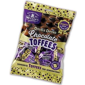 Walkers DOUBLE DIPPED CHOCO Toffee 12 x 135 gram