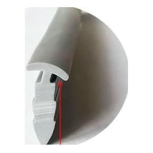 1/2/3,0 m T-vormige voegvuller, afdichtstrip, siliconenrubber, deur- en raamglas, T-type slootvoeg, antibotsingskitstrip, T-28 6x11 mm, 3,0 m