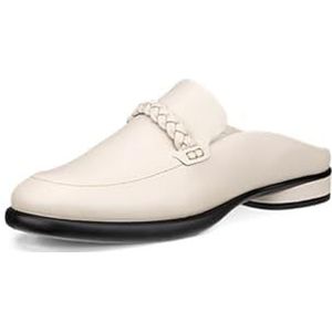 ECCO Women's Sculpted Luxury Braided Mule, Limestone, 7-7. 5