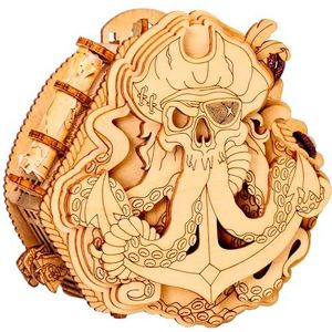 ESC WELT Blackbeard's Compass Puzzelbox, Escape Room in a Box, denksportopdracht, spaarpot met 3D-vluchtspel, geschenkdoos, raadselspel, puzzeldoos voor kinderen en volwassenen, geschenkdoos,
