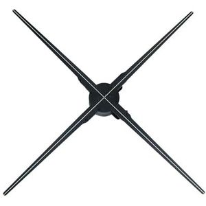 Vier Bladen 1440 * 1440 1 Meter 100cm Indoor Reclame Hologram 3D Holografische Blote Ogen 3D LED Fan Met Wifi App Controle