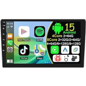 Draadloze Autoradio Android 15 voor Hyundai Tucson 2006-2013 met draadloze carplay en Android Auto Bluetooth USB Wifi 4G GPS Navigatie(S-4(4G+64G))