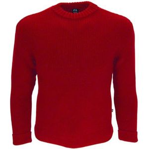 Blauer Peter - Schipperstrui met ronde hals - scheerwol - 9 kleuren, Kleur:Rood, Grootte:60