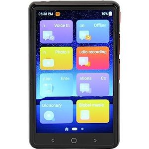 Draagbare Vertaler, Real-time Fotovertaling Slimme Vertaler 4-inch IPS-scherm 2-weg voor Zaken voor Reizen (Zwart)