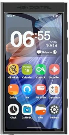 HiBy - M300 - Digitale Audiospeler - Zwart - 32 GB - Android 13 OS - Bluetooth