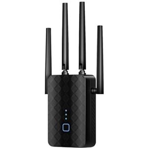 1200Mbps 2.4G 5GHz WiFi Repeater Draadloze Dual Band WiFi Extender 802.11ac Gigabit Versterker Router Signaalversterker Met Groot Bereik Uitgebreide Dekking