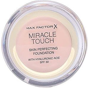 Max Factor Miracle Touch Foundation Natural 70 – foundation die van vast naar vloeibaar verandert – voor een absoluut gelijkmatige teint – 1 x 12 ml