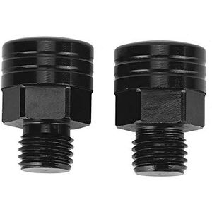 Yctze Bouten achteruitkijkspiegel, (universeel) Set schroefdraadbouten voor achteruitkijkspiegel M10x1.25 (zwart)