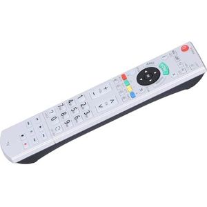 N2QAYB 000928/000842/000840/00101/000074/000863/001109 Vervanging van tv-afstandsbediening, ABS zilveren afstandsbediening voor slimme tv, afstandsbedieningafstand tot 10 m