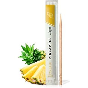 Wunder Tandenstokers met smaak - 100x individueel verpakte tandenstokers - verkrijgbaar in 7 verfrissende smaken - zachte mondhygiëne - frisse adem - individueel verpakte smaakvolle tandenstokers