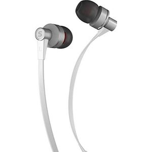SENCOR SEP 300 MIC WHITE MET metalen in-ear hoofdtelefoon met microfoon, wit-metaal