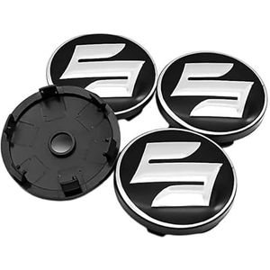 4 stuks auto wielnaafdoppen voor Suzuki Vitara 54mm auto wielnaafdoppen vervangende wieldoppen wielnaafdoppen stickers C