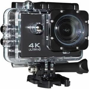 Actiecamera Ultra HD 4K / 30fps WiFi 2,0-inch 170D waterdichte onderwaterhelm Video-opname Fietsen skiën Camera's Sport Cam(Black)