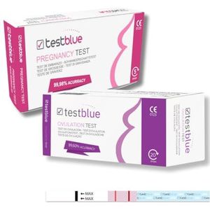 Ovulatietest 60 stuks en zwangerschap, 15 stuks, hoge gevoeligheid, eenvoudig te bedienen, hoogwaardige ovulatietests en zwangerschapstests, snelle en zeer nauwkeurige resultaten