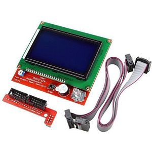 DollaTek 3D Printer Controller Kit Ramp 1.4 + Full Graphic Smart Display Controller + A4988 Stepper Motor Driver voor RepRap (12864 LCD Full Graphic Smart Display Controller)