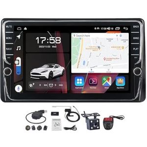Android 11 2 DIN Auto Stereo Audio Radio voor Renault Duster Arkana 1 2019-2023 Met GPS-Navigatie 9 Duim Touchscreen-Ondersteuning FM RDS DAB+ Radio/Carplay Android Auto/Bluetooth (Size : K200S)