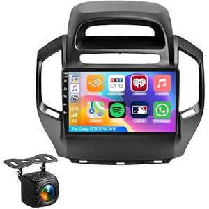 Android 14.0 2 Din Autoradio 10"" Touchscreen Auto Stereo voor Geely GC6 2014-2016 met Draadloze Carplay Android Auto GPS navigatie AHD Omgekeerd beeld Stuurwielbediening(S-3(4G+32G))