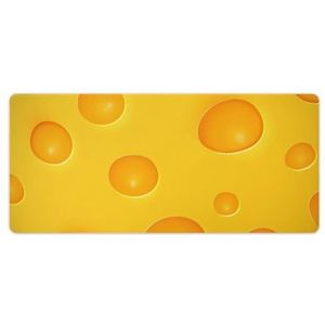 Delicious Cheese Hole Mode Bureau Muismat Antislip Gaming Muismat Accessoires Decor 40x90cm