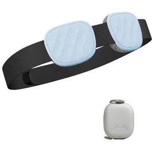 3D-slaapmasker, blokkeert licht, slaapmasker voor ogen, oogschaduw, blinddoek, slaaphulp, masker, verstelbaar ooglapje (blauw)