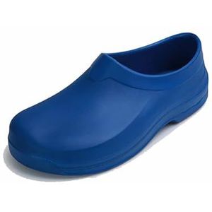 Heren keuken chef-kok schoenen, Food Service waterdichte keuken chef-kok slip op restaurant schoenen, comfortabel werken schoeisel, slipvast wandelen Sneakers(Blue,42)