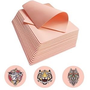 PIXESTT 15 vellen tattoo-huidpraktijk, dubbele zijden nephuid voor tattoo-benodigdheden, tattoo-kit, voor beginners en ervaren tattoo-artiesten.