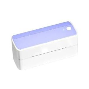 Bluetooth thermische labelprinter draadloze kleine verzendlabelprinter 4X6 compatibel(Purple)