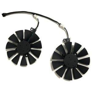 2 stuks PLD09210S12HH, grafische ventilator, VGA GPU-koeler, voor ASUS voor DUAL voor GTX 1060 6G, voor GTX1070 8G, voor EX 1070