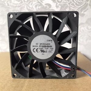 LMNCBVYA DC 48V 0.10A FFB0848HH 8025 8cm 3-Wire Server Fan for Optimal