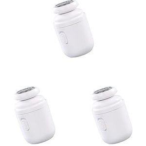 3 Set Draagbare Elektrische Scheerapparaat USB Oplaadbare Baard Scheren voor Reizen Camping Wit 6 X 3.5 cm