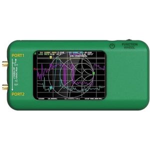Antenne-analysator, NanoVNA-P5 3,98 Inch Vectornetwerkanalysator 10k-1,5GHz Hoge Frequentie VHF UHF-antenneprecisie, voor netwerkkabeldiagnostiek